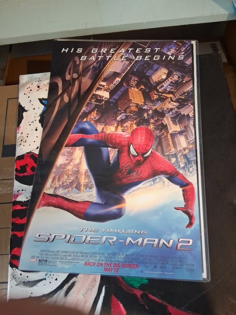 Spider-Man 2 Movie Poster From Theater